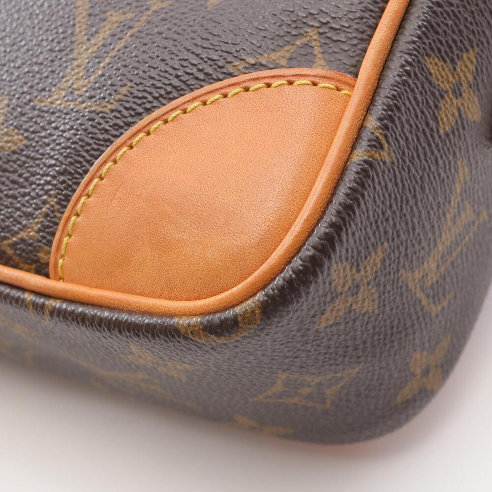 Louis Vuitton Trocadero Brown Leather Bag Canvas Shoulder Monogram - Picture 8 of 9